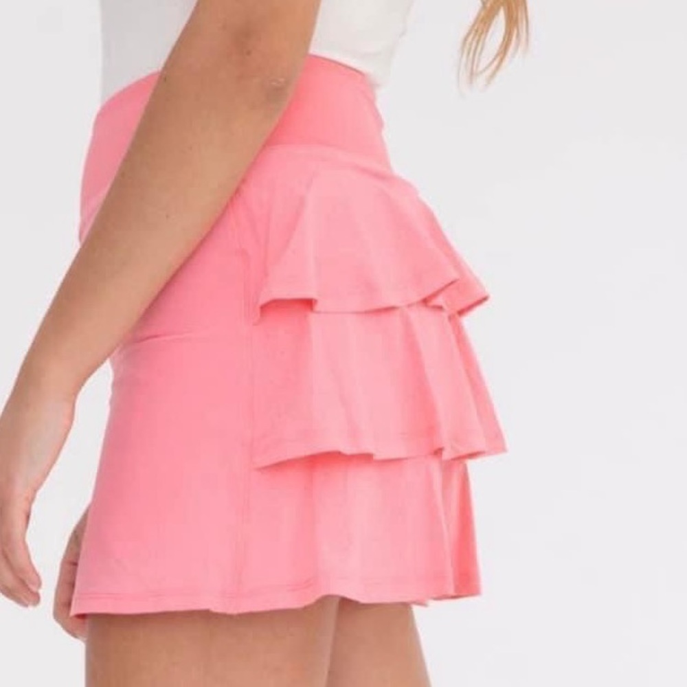 Mono B Pink Layered Skirt